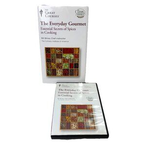 Great Courses Everyday Gourmet Essential Secrets of Spices in Cooking Book + DVD